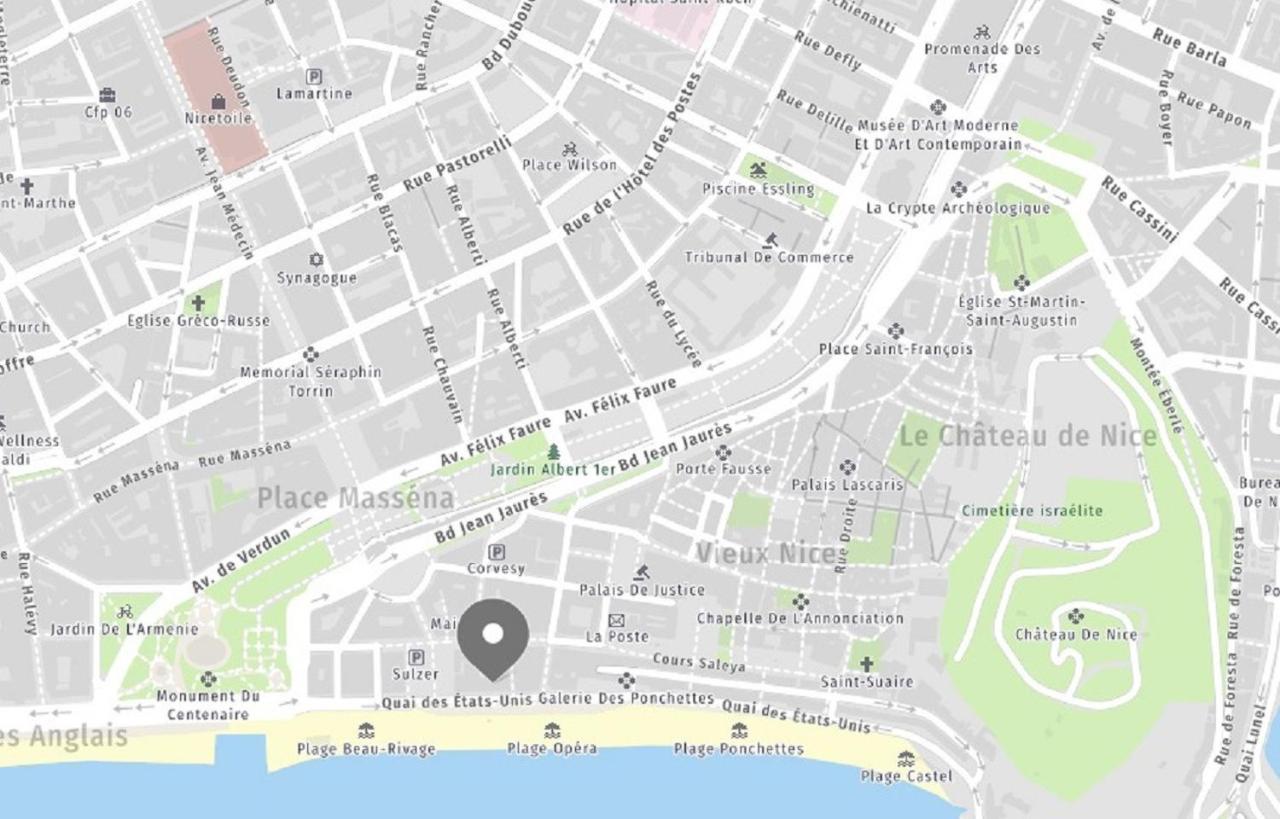 Aparthotel Riviera - Balcon Des Etats Unis - Old Town Promenade Des Anglais 니스 외부 사진